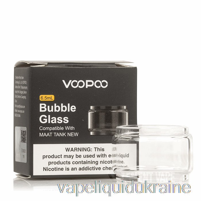 Vape Liquid Ukraine VOOPOO MAAT Replacement Glass 6.5mL Bubble Glass